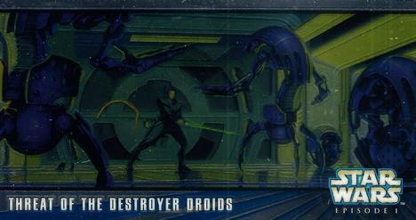 1999 Topps Widevision Star Wars: Episode I Series 2 - Chrome #H-C1 Threat of the Destroyer Droids - Hobby Front