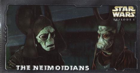 1999 Topps Widevision Star Wars: Episode I Series 2 - Embossed Foil #H-E1 The Neimoidians - Hobby Front