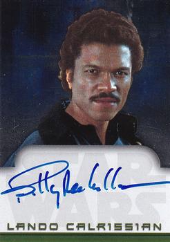 2001 Topps Star Wars Evolution - Autographs #NNO Billy Dee Williams Front