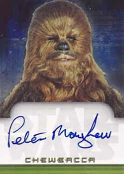 2001 Topps Star Wars Evolution - Autographs #NNO Peter Mayhew Front