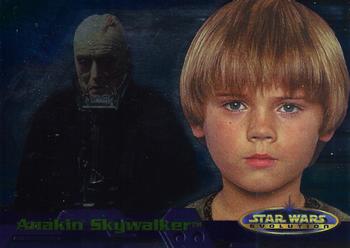 2001 Topps Star Wars Evolution - Evolution A #1A Anakin Skywalker Front