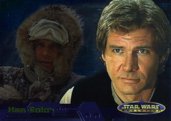2001 Topps Star Wars Evolution - Evolution A #4A Han Solo Front
