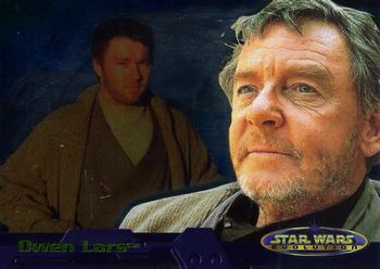 2001 Topps Star Wars Evolution - Evolution A #8A Owen Lars Front