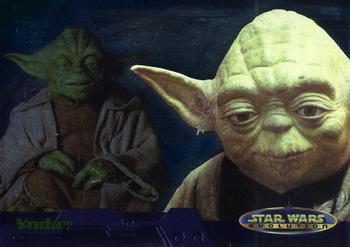 2001 Topps Star Wars Evolution - Evolution A #12A Yoda Front