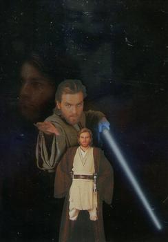 2002 Topps Star Wars: Attack of the Clones - Silver Foil #6 Obi-Wan Kenobi Front
