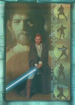 2002 Topps Star Wars: Attack of the Clones - Prismatic Foil #6 Obi-Wan Kenobi Front