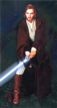 2002 Topps Star Wars: Attack of the Clones - Oversized Foil #5 Obi-Wan Kenobi Front