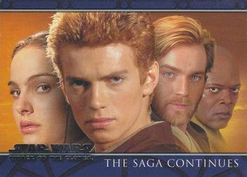 2002 Topps Star Wars: Attack of the Clones - Promos #P6 The Saga Continues Front