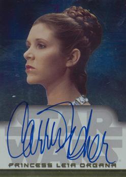 2004 Topps Heritage Star Wars - Autographs #NNO Carrie Fisher Front