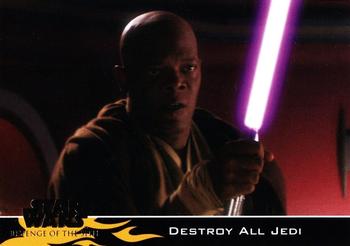 2005 Topps Star Wars Revenge of the Sith - Tin Bonus Storyline #4 Destroy All Jedi Front
