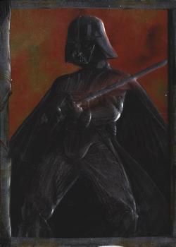 2005 Topps Star Wars Revenge of the Sith - Embossed Foil #8 Darth Vader Front