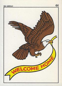1991 Topps Desert Storm - Stickers #44 Welcome Home Front