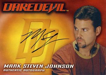 2003 Topps Daredevil - Autographs #NNO Mark Steven Johnson Front