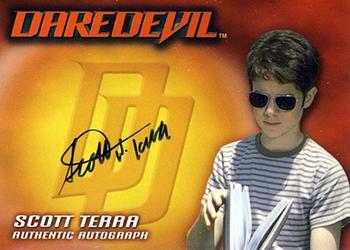 2003 Topps Daredevil - Autographs #NNO Scott Terra Front