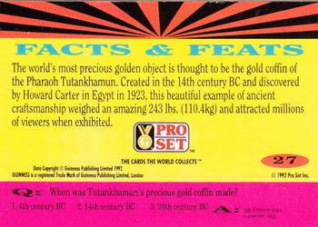 1992 Pro Set Guinness Book of Records #27 Golden oldie! Back