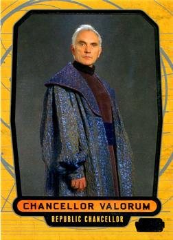 2012 Topps Star Wars: Galactic Files #15 Chancellor Valorum Front