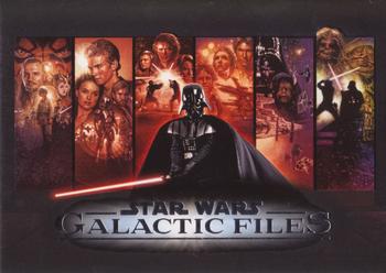 2012 Topps Star Wars: Galactic Files #1 Galactic Files Cover Card Front