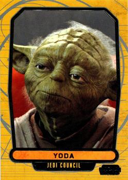 2012 Topps Star Wars: Galactic Files #21 Yoda Front