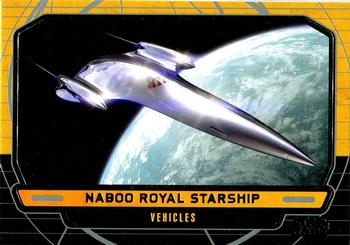 2012 Topps Star Wars: Galactic Files #242 Naboo Royal Starship Front