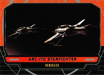 2012 Topps Star Wars: Galactic Files #262 ARC-170 Starfighter Front