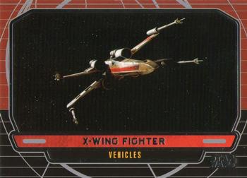 2012 Topps Star Wars: Galactic Files #272 X-Wing Fighter Front