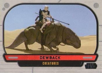 2012 Topps Star Wars: Galactic Files #307 Dewback Front