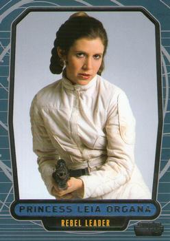 2012 Topps Star Wars: Galactic Files #125 Princess Leia Organa Front
