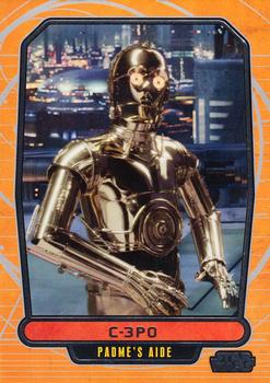 2012 Topps Star Wars: Galactic Files #72 C-3PO Front