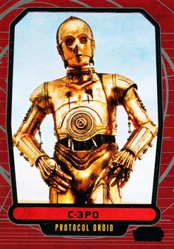 2012 Topps Star Wars: Galactic Files #93 C-3PO Front