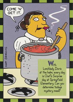 1994 SkyBox The Simpsons Series II - Smell-O-Rama #10 Lunchlady Doris Front