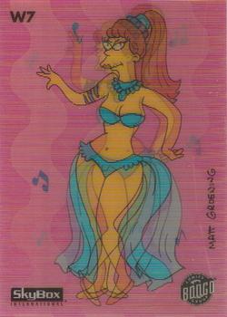 1994 SkyBox The Simpsons Series II - Wiggle Cards #W7 Princess Kashmir Front
