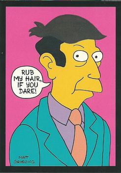 1994 SkyBox The Simpsons Series II - Disappearing Ink Cards #D1 Principal Skinner Front
