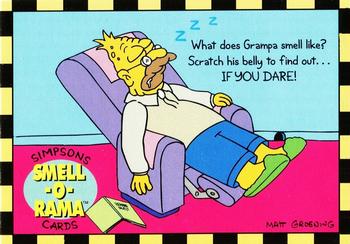 1994 SkyBox The Simpsons Series II - Promos #P3 Grampa Simpson Front