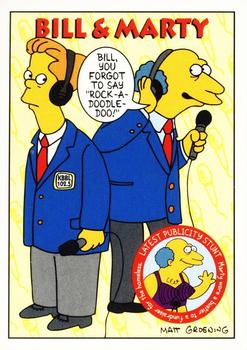1993 SkyBox The Simpsons #S31 Bill & Marty Front