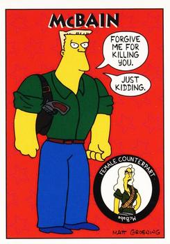 1993 SkyBox The Simpsons #S39 McBain Front