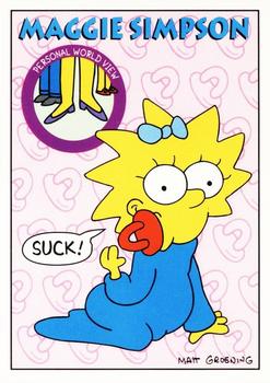 1993 SkyBox The Simpsons #S5 Maggie Simpson Front