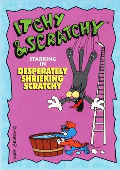1993 SkyBox The Simpsons - Itchy & Scratchy #I9 Desperatly Shrieking Scratch Front