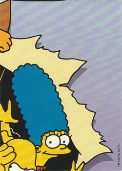 1993 SkyBox The Simpsons - Wiggle Cards #W6 Itchy & Scratchy Back