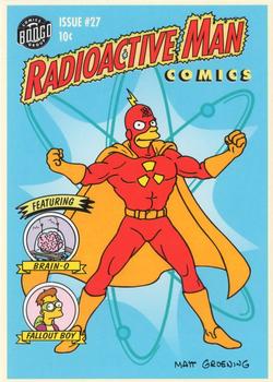 1993 SkyBox The Simpsons - Promos #P2 Radioactive Man Comic Issue #27 Front