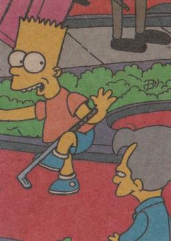1990 Topps The Simpsons #79 We have no idea who made this mess. Back