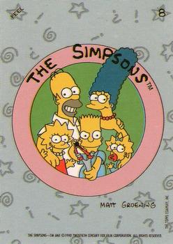1990 Topps The Simpsons - Stickers #8 The Simpsons Front