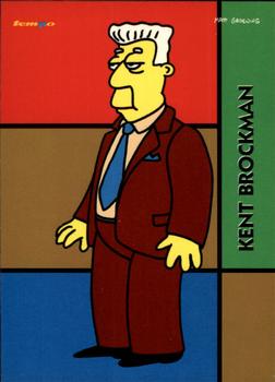 1996 Tempo The Simpsons Down Under #34 Kent Brockman Front