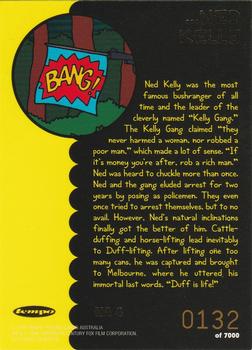 1996 Tempo The Simpsons Down Under - Homer/Famous Australians #HA4 Ned Kelly Back