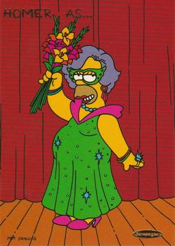 1996 Tempo The Simpsons Down Under - Homer/Famous Australians #HA5 Dame Edna Everage Front