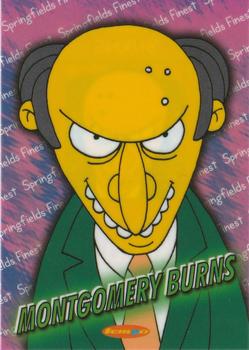1996 Tempo The Simpsons Down Under - Springfield's Finest #SF2 Montgomery Burns Front