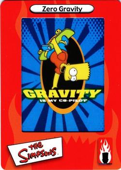 2000 ArtBox The Simpsons FilmCardz #12 Zero Gravity Front