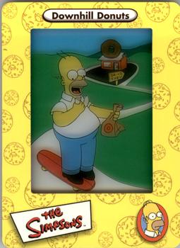 2000 ArtBox The Simpsons FilmCardz #2 Downhill Donuts Front