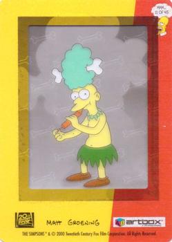 2000 ArtBox The Simpsons FilmCardz #11 Sideshow Mel Back