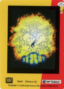 2000 ArtBox The Simpsons FilmCardz #16 No Skateboarding Back