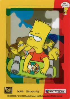 2000 ArtBox The Simpsons FilmCardz #17 Thugs Back